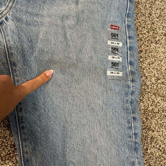 LEVI'S Women's 501 Original Fit Jeans Size 28X30 In Lane Change - Picture 10 of 16